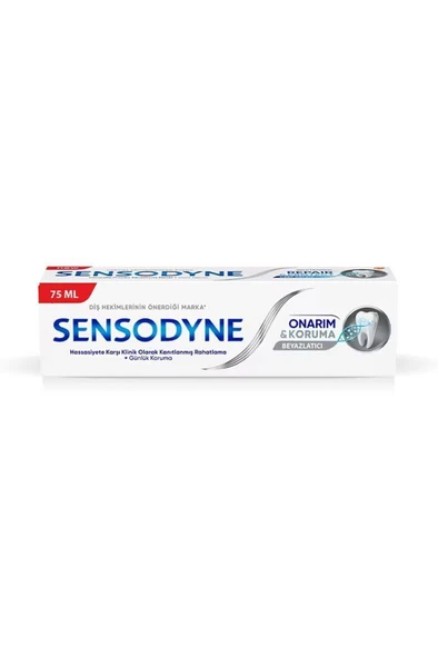 Sensodyne Onarım ve Koruma Beyazlatıcı Florürlü Diş Macunu 75 ml