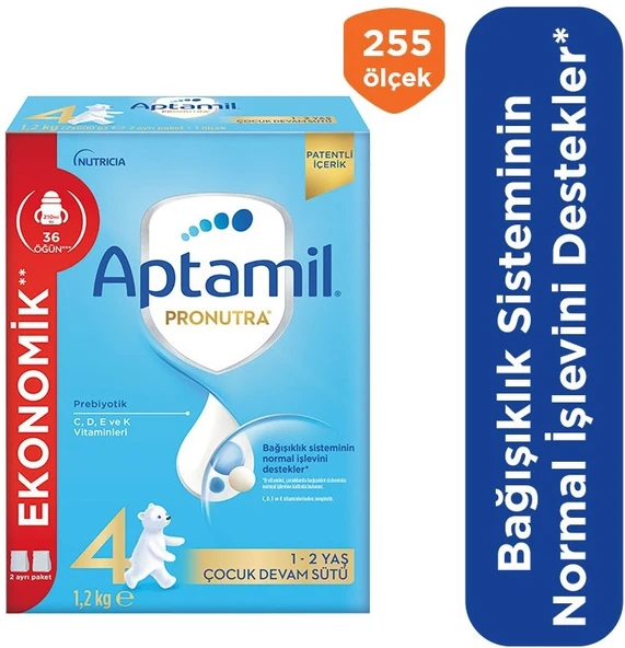 Nutrıcıa Aptamil Pronutra 1200GR Devam Sütü No:4 (1-2 Yaş) (3 Lü Set) - 5