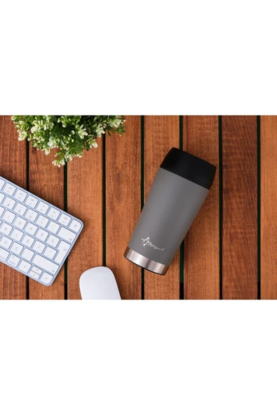 Penguen Mug Termosu - 300 ml | Sızdırmaz, Çift Cidarlı, Vakum Yalıtımlı, Paslanmaz Çelik - 3