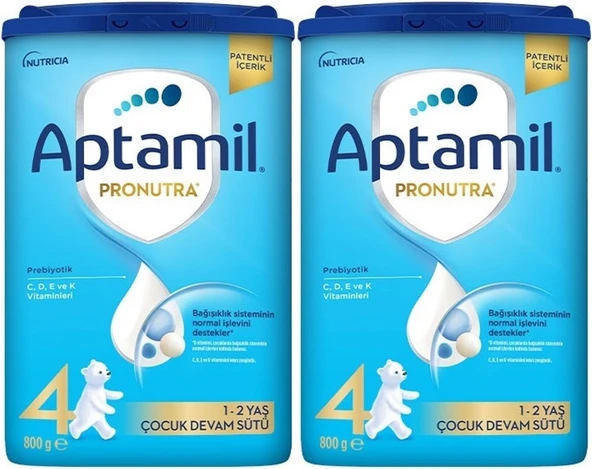 Nutrıcıa Aptamil Pronutra 800GR Devam Sütü No:4 (1-2 Yaş) (2 Li Set)