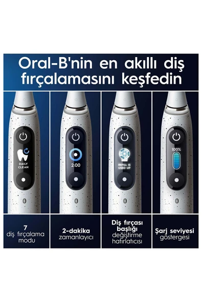 Oral-B iO 10 Stardust Beyaz Şarjlı Diş Fırçası - 2