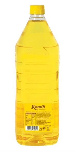 KOMİLİ AYÇİÇEK YAĞI 2 LT PET YENİ TASARIM - 2