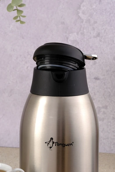 Penguen 1200XS 2 Litre Paslanmaz Çelik Çay Termosu - 5