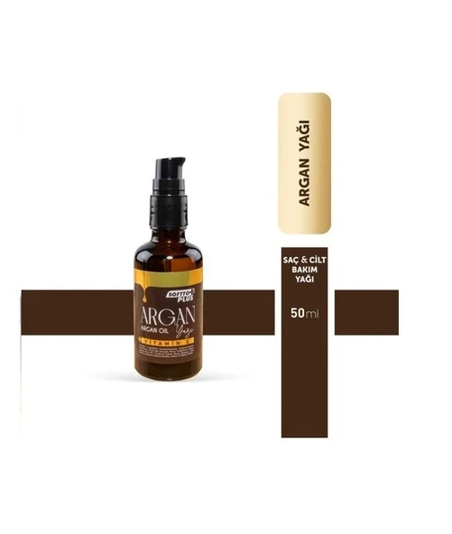 Softto Plus Saç Bakım Serum Argan Oil 50 Ml