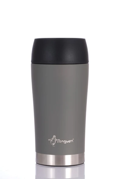 Penguen Mug Termosu - 300 ml | Sızdırmaz, Çift Cidarlı, Vakum Yalıtımlı, Paslanmaz Çelik - 5
