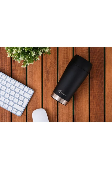 Penguen Mug Termosu - 300 ml | Sızdırmaz, Çift Cidarlı, Vakum Yalıtımlı, Paslanmaz Çelik - 3