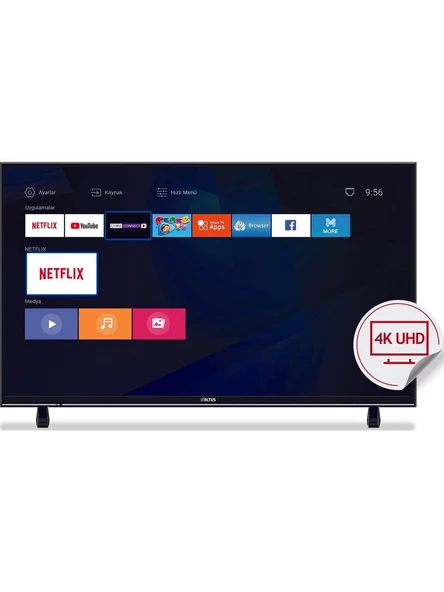 Altus AL55 B 860 5B 4K Ultra HD 55" 140 Ekran Uydu Alıcılı Smart LED TV - 2