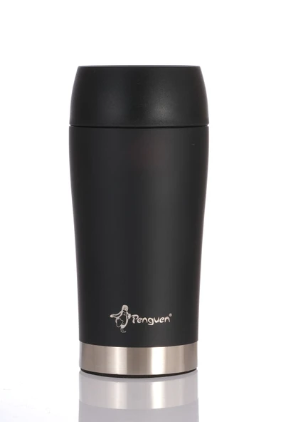 Penguen Mug Termosu - 300 ml | Sızdırmaz, Çift Cidarlı, Vakum Yalıtımlı, Paslanmaz Çelik - 5