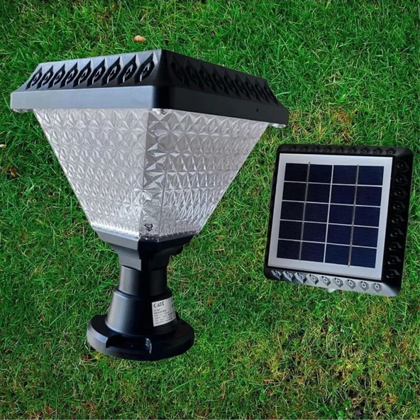 CATA CT-7315 Solar Bahçe Set Üstü Armatür aydınlatma lamba ışık Beyaz 6500K 30w dış mekan açık alan güneş enerjili - 7