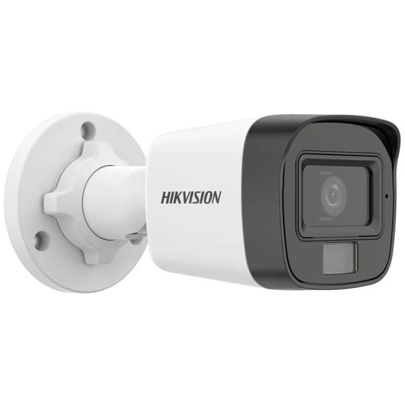 Hikvision DS-2CD1021G2-LIUF 2mp 2.8mm Lens Dahili Sesli H.265 Akıllı Hybrid Işık IR Bullet IP Kamera