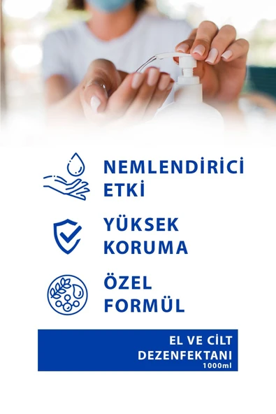 B-Good El ve Cilt Dezenfektanı 1000 ml (Biyosidal Ruhsatlı) - 2