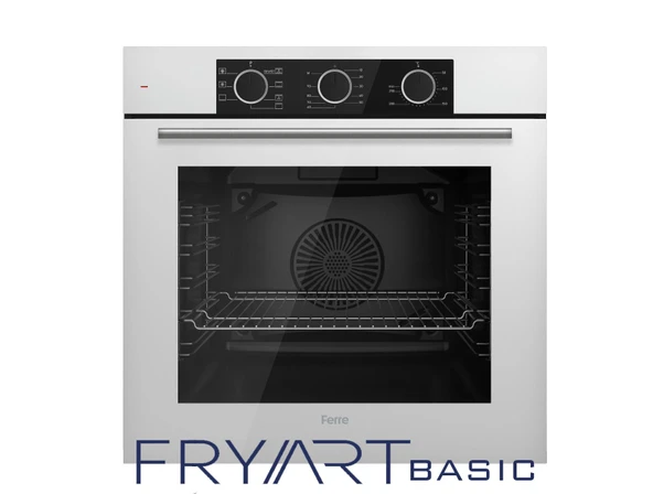 Ferre FLAMEART SC Serisi Beyaz Set (SC406-WFA + QXE62CB +D087 ) - 65 cm'lik Kare Döküm Izgara-WOK - Resim 5