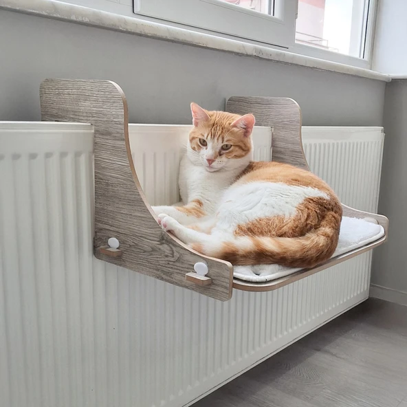 Pati Homes Kedi Kalorifer Radyatör Petek Yatağı XL Yıkanabilir Minderli - 4