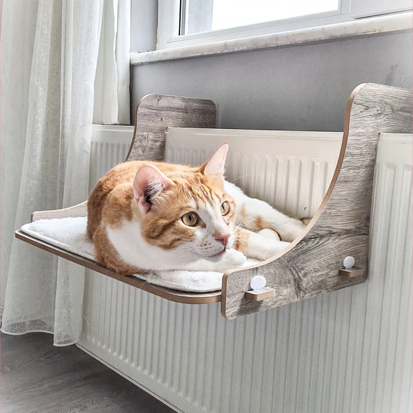 Pati Homes Kedi Kalorifer Radyatör Petek Yatağı XL Yıkanabilir Minderli - 2