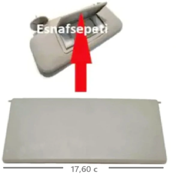 Opel Astra K Güneslik Ayna Kapagi,39112692,39112694