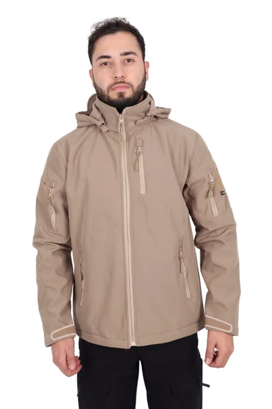 Bej Tactical Softshell Mont