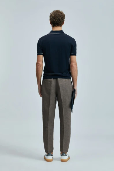 Lufian Dante Erkek Pamuklu Kazak Koyu Lacivert - 6