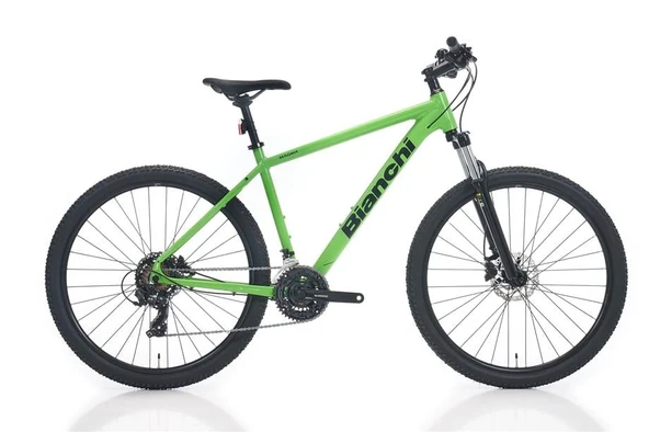 BIANCHI MAGMA 27.3 ERKEK DAĞ BİSİKLETİ 480H HD 27.5 JANT 21 VİTES TOURNEY GREEN BLACK GLOSS