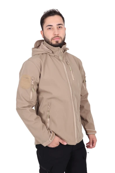 Bej Tactical Softshell Mont - 4