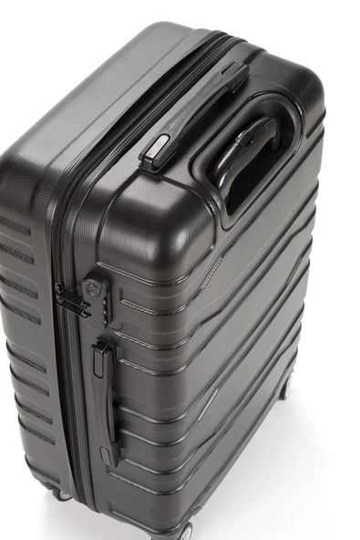 Fossil Unisex Orta Boy Valiz Siyah 123X - Resim 4