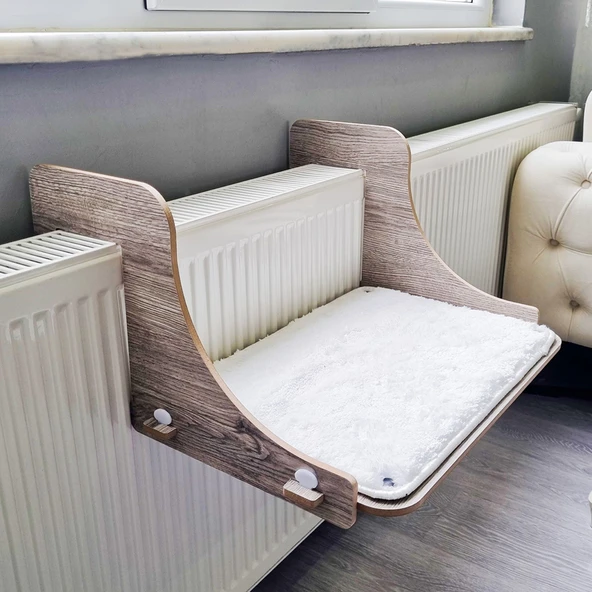 Pati Homes Kedi Kalorifer Radyatör Petek Yatağı XL Yıkanabilir Minderli - 5