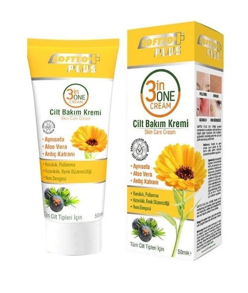 Softto Plus Nemlendirici Aynısefa 3 İn 1 Krem 50 Ml