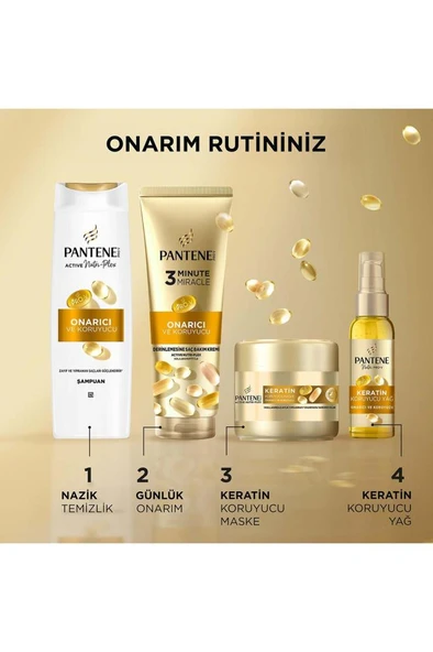 Pantene Yoğun Bakım Ürünü Keratin Yağı 100 ml - Resim 7