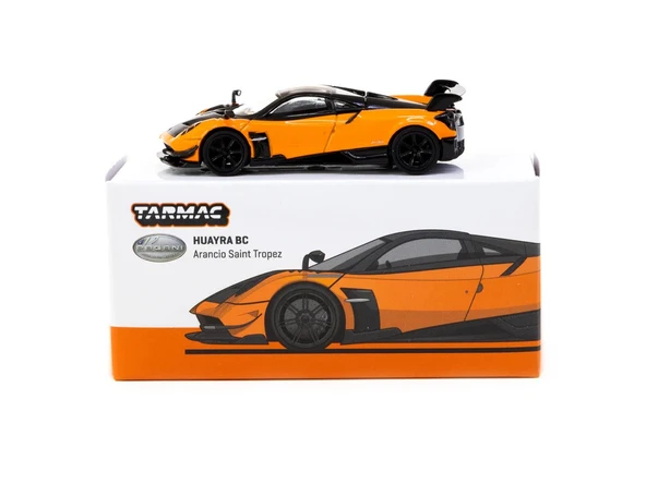 Tarmac Works 1/64 Pagani Huayra BC Arancio Saint Tropez - GLOBAL64
