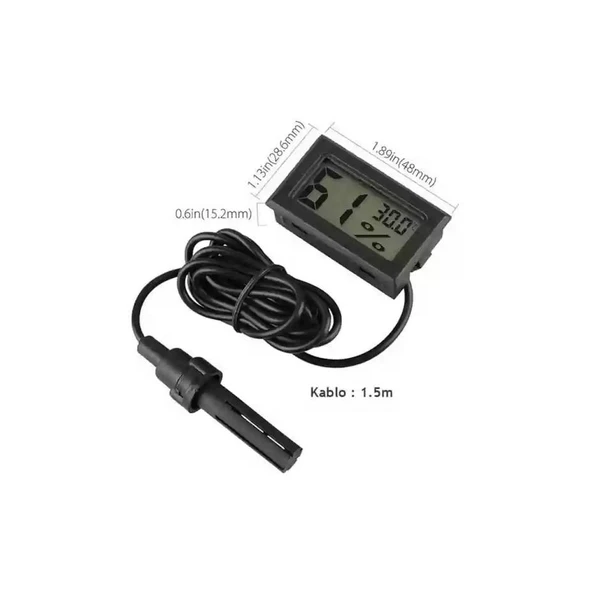 Zhltools Dijital Termometre ve Nem Ölçer - 2
