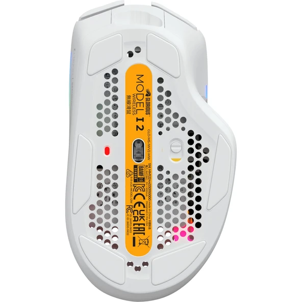 Glorious Model I 2 GLO-MS-IWV2-MW Beyaz RGB Ergonomik Optik Kablolu/Kablosuz Oyuncu Mouse - 5