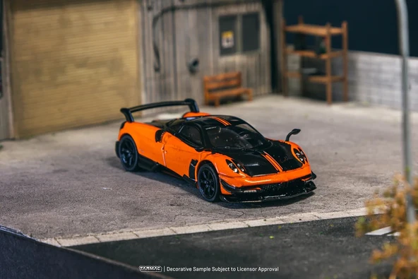 Tarmac Works 1/64 Pagani Huayra BC Arancio Saint Tropez - GLOBAL64 - 6
