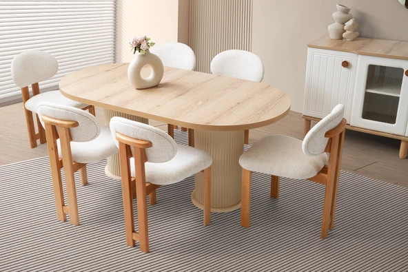 KAYRA MDF YEMEK ODASI TAKIMI - Resim 5