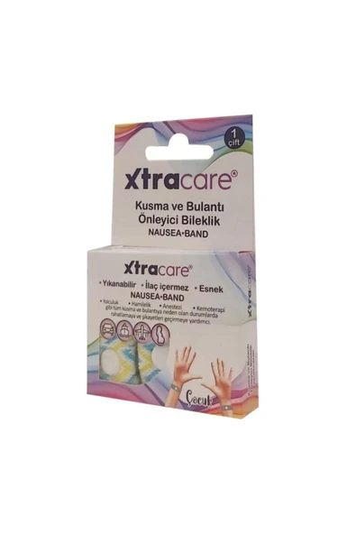 Xtracare Kusma Ve Bulantı Önleyici Bileklik - Siyah