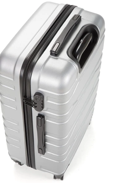 Fossil Unisex Kabin Boy Valiz Gri 123X - Resim 4