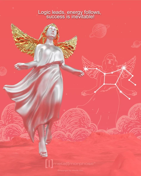 Metalmorphose Burç Koleksiyonu Başak Anahtarlık / Çanta Aksesuarı - 5