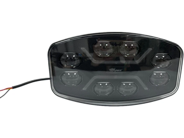 Off-Road Sis Lambası 24.6x14x8.8cm Beyaz-Sarı Gündüz Ledli 12-36v (Adet Olarak)