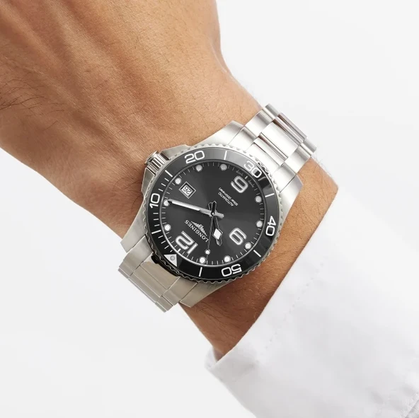 LONGINES HYDROCONQUEST L37814566 L3.781.4.56.6 ERKEK KOL SAATİ - Resim 2