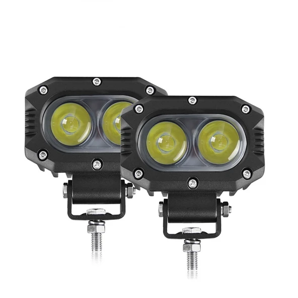 Off-Road Sis Lambası  Beyaz-Amber Çakarsız 40w 12-30v (Adet Olarak)