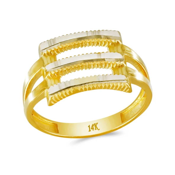 Altın Kaburga Yüzük T074458 ürün görseli 1