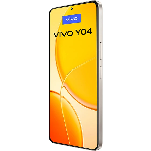 Vivo Y04 4/128 Akıllı Cep Telefonu Altın Sarısı - Resim 3