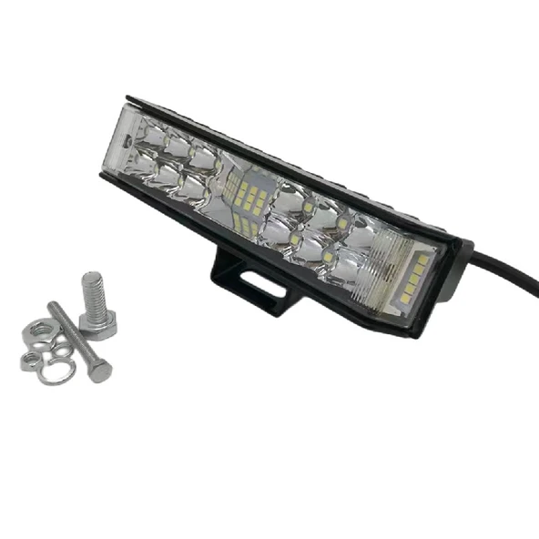Off-Road Sis Lambası Kırmızı-Beyaz-Mavi Çakarlı 40 Led 20w 12-30v (Adet Olarak)