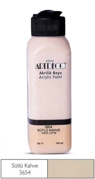 Artdeco Akrilik Boya 140ml Sütlü Kahve 3654