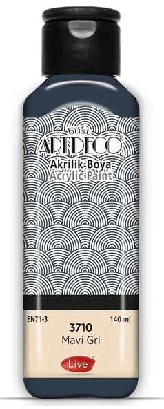 Artdeco Akrilik Boya 140ml Mavi Gri 3710