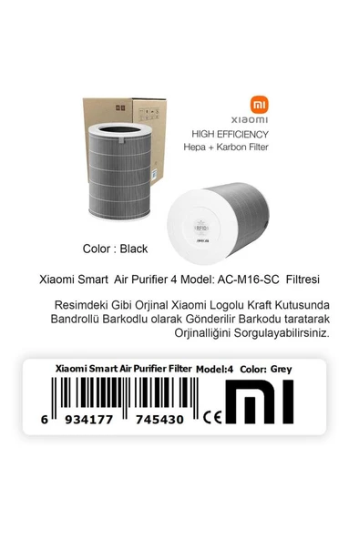 Xiaomi Mi Smart Air Purifier 4 Hepa Filtre - 2