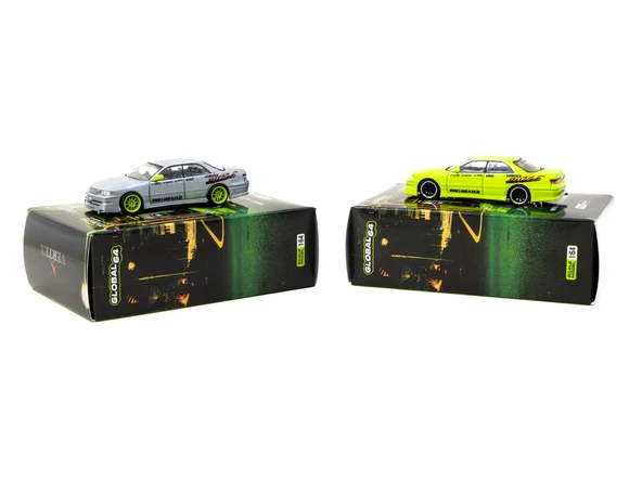 Tarmac Works 1/64 VERTEX Toyota Mark II JZX100 Light Green - Tokyo Auto Salon 2025 Special Edition - GLOBAL64 - 6