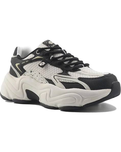 Lotto Ruby Wmn 5Fx Kadın Bej-Siyah Günlük Spor Ayakkabı - Resim 2