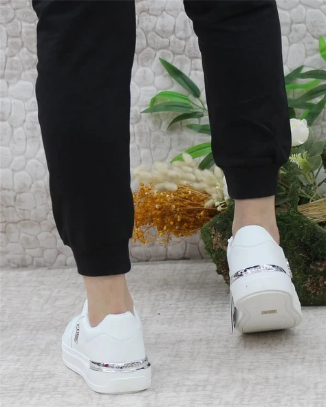 U.s. Polo Assn. Alka 5Fx Kadın Beyaz Sneaker Ayakkabı - 4