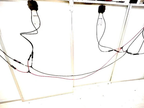 15 Metre 4 Lü Mc4 Solar Konnektör 4 İn 1 Kablolu Paralelleme - 7