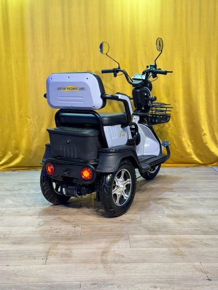 JPN MOTOR JP 6000 3 TEKERLİ ELEKTRİKLİ MOPED - 2024 MODEL - 4