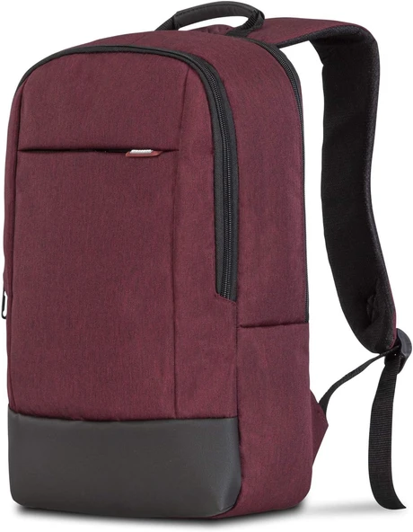 Classone BP-TW1705 TwinColor 17" Notebook Çantası - Bordo-Bordo